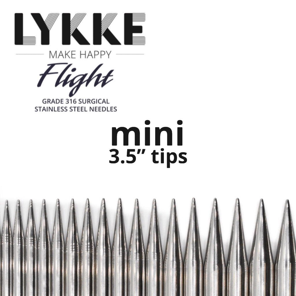 Interchangeable Lykke Tips 3.5” Flight mini