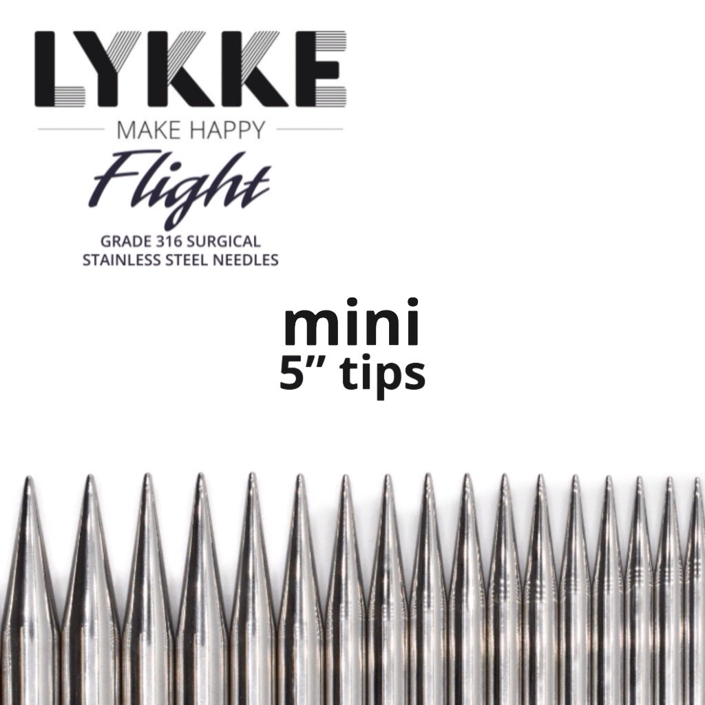 Interchangeable Lykke Tips 5” Flight mini