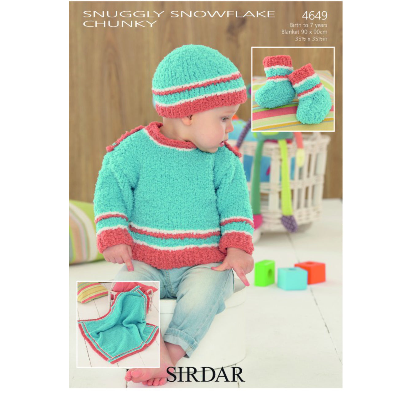 Sirdar 4649 Snuggly Snowflake Sweater