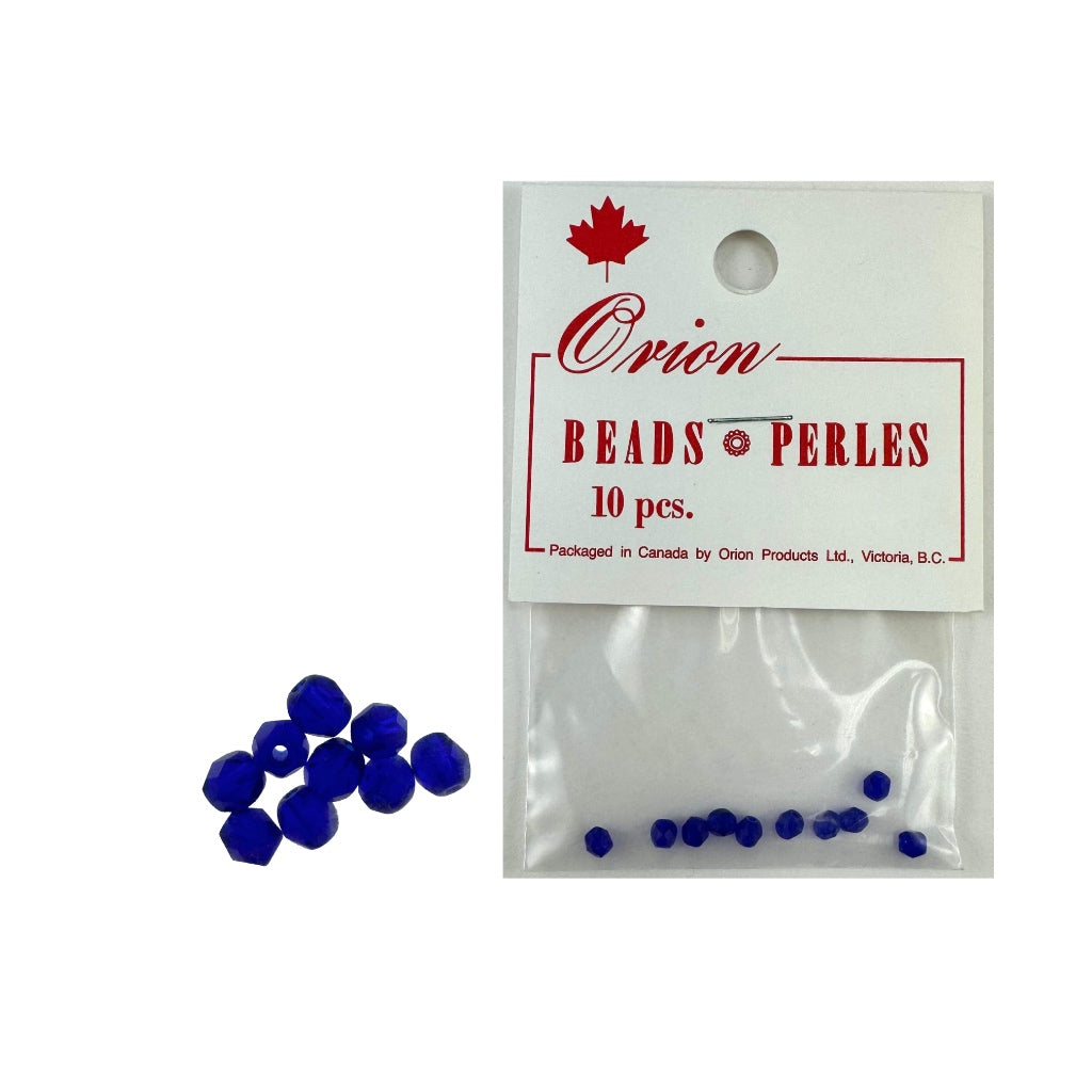 Beads 4/0 1004 Cobalt Facet