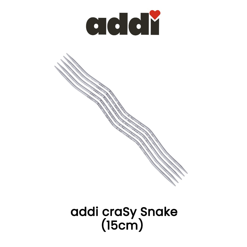Double Pointed Addi Crasy Snake 15cm