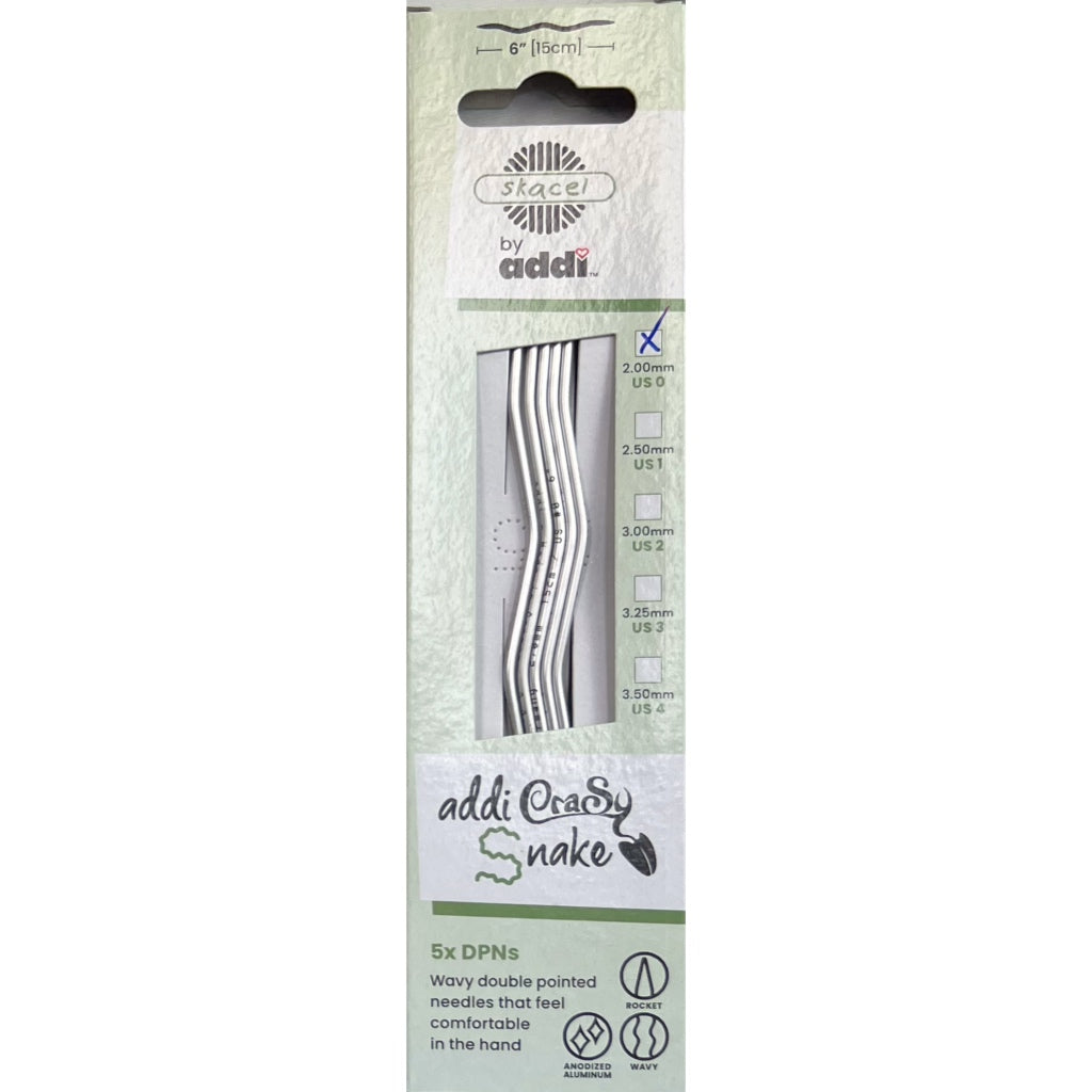 Double Pointed Addi Crasy Snake 15cm