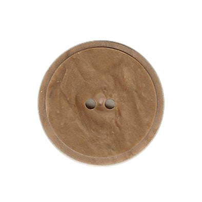 Button 210/54LBRN Plain 2 holes 23mm