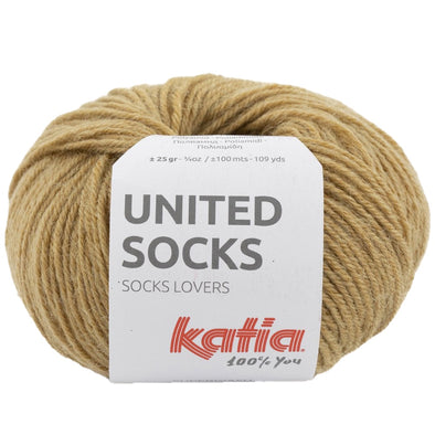 United Socks 3 Camel