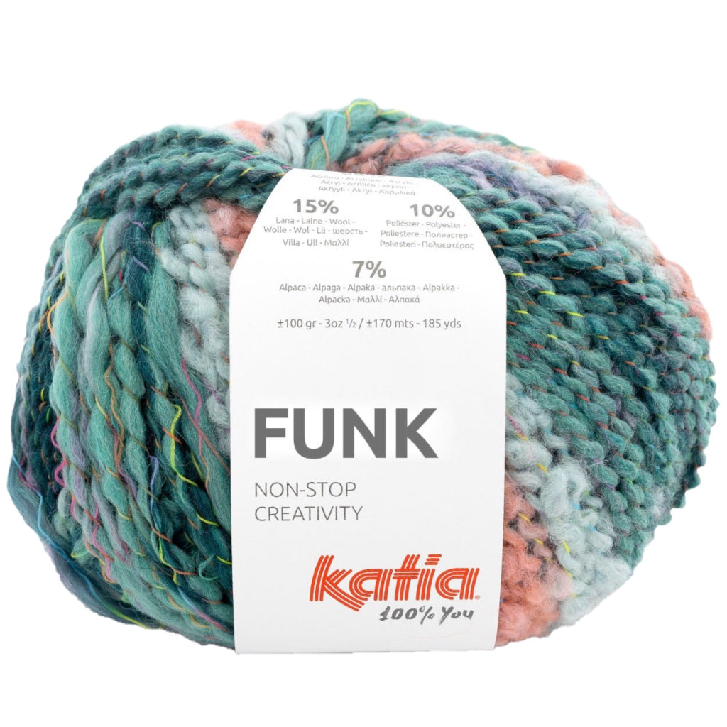 Funk 76 Water Blue-Rose-Mauve