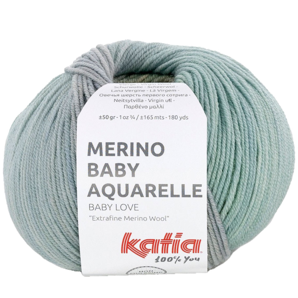 Merino Baby Aquarelle 359 Green Camel