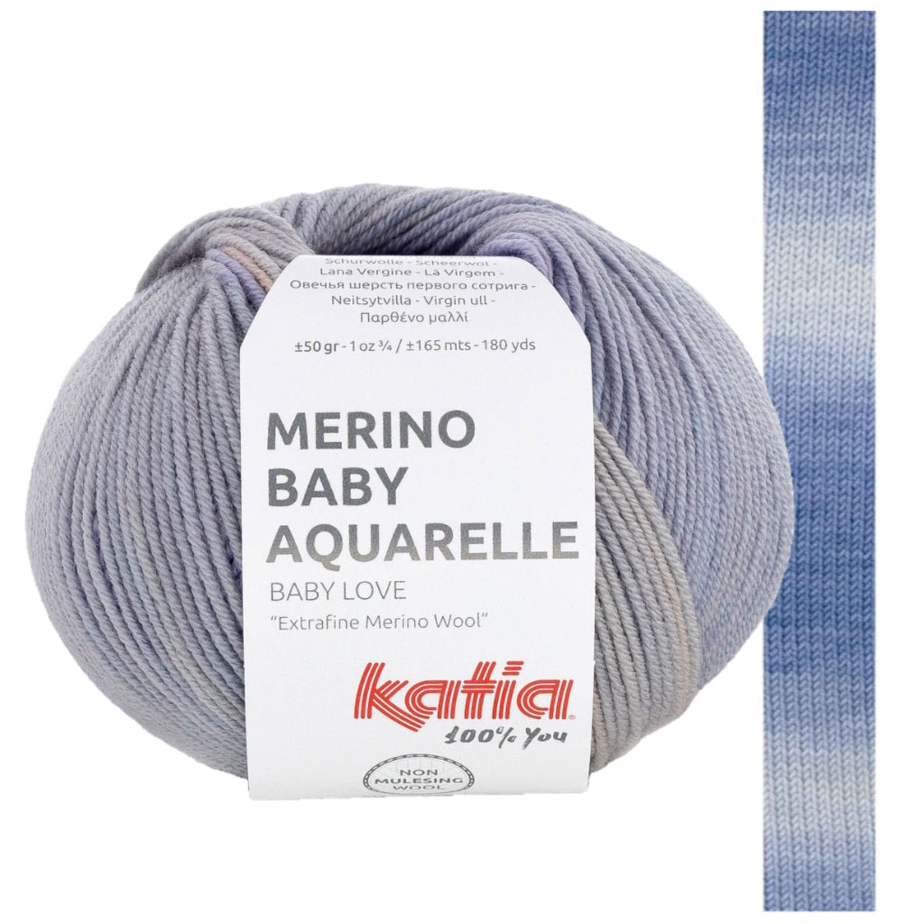 Merino Baby Aquarelle 358 Rose Lilac