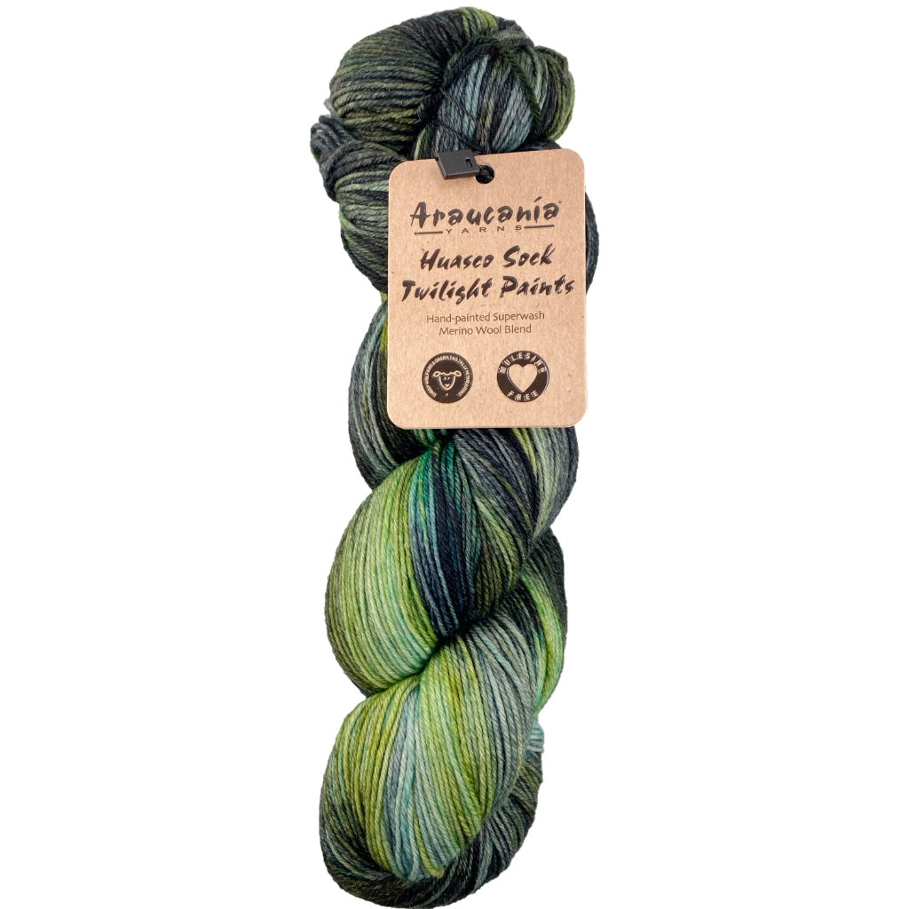 Huasco Sock 5010 Twilight Paints Malachite