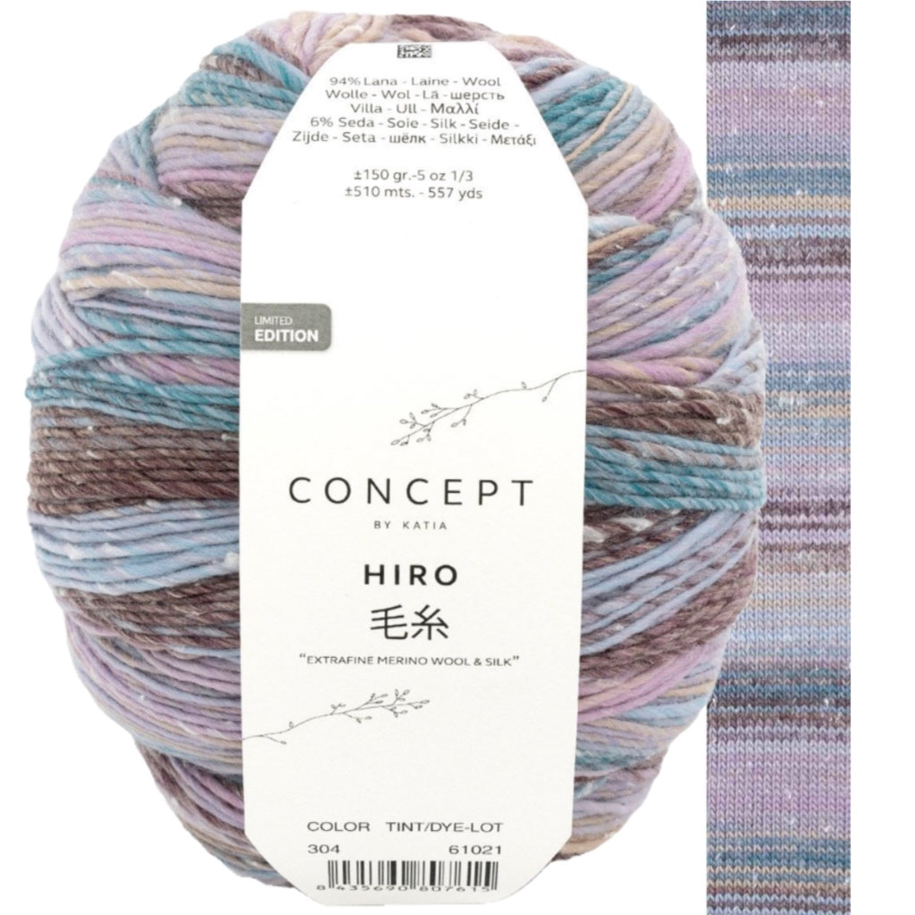 Hiro 304 Green Blue-Lilac-Rose