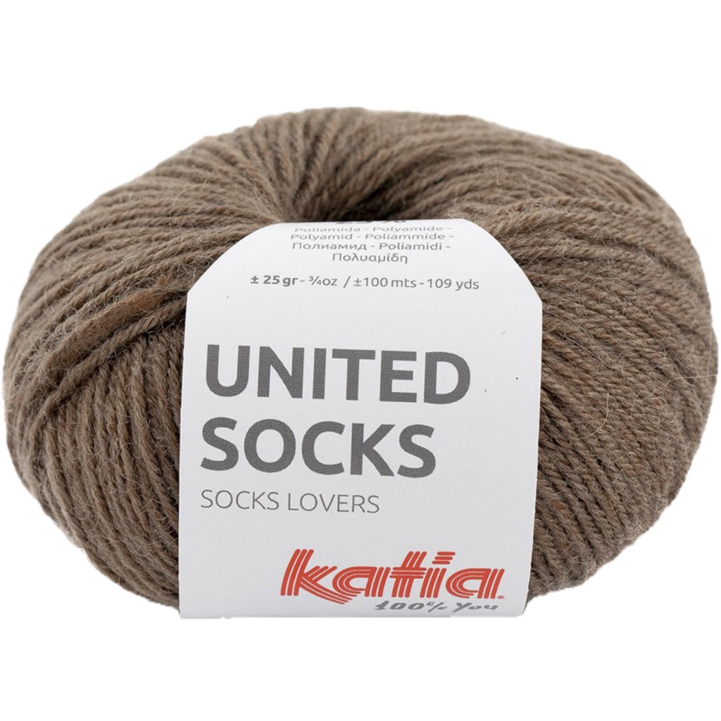 United Socks  1 Fawn Brown