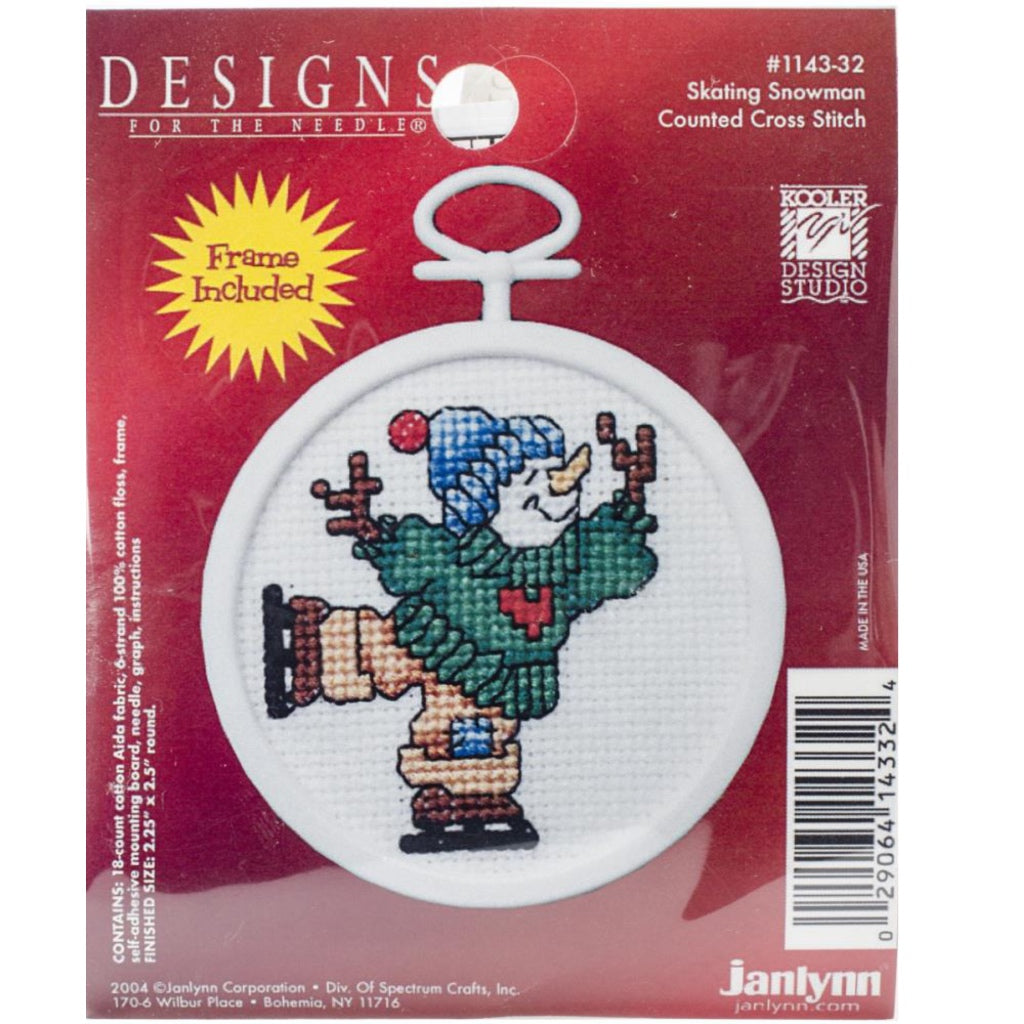 Janlynn 1143-32 Skating Snowman