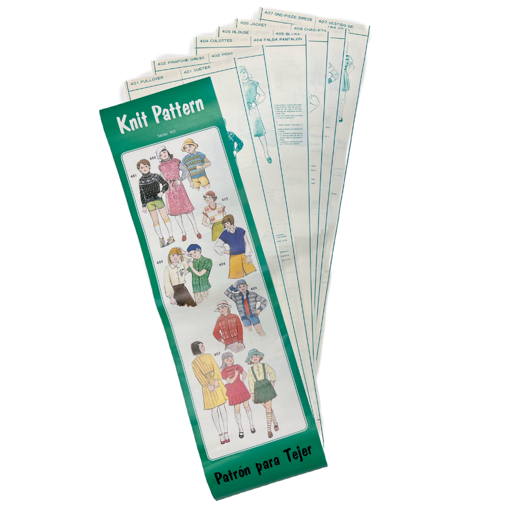 Studio Pattern Cards Machine Knitting Studio Pattern Sheets Knitting Machine Series 400 Youth