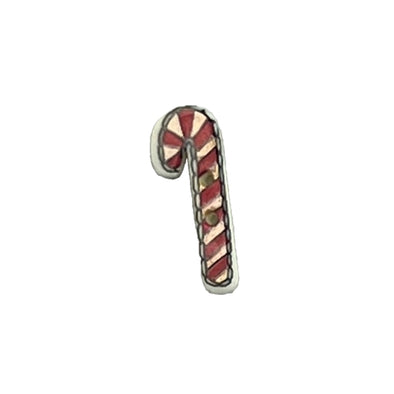 Button 280780 Candy Cane 25mm