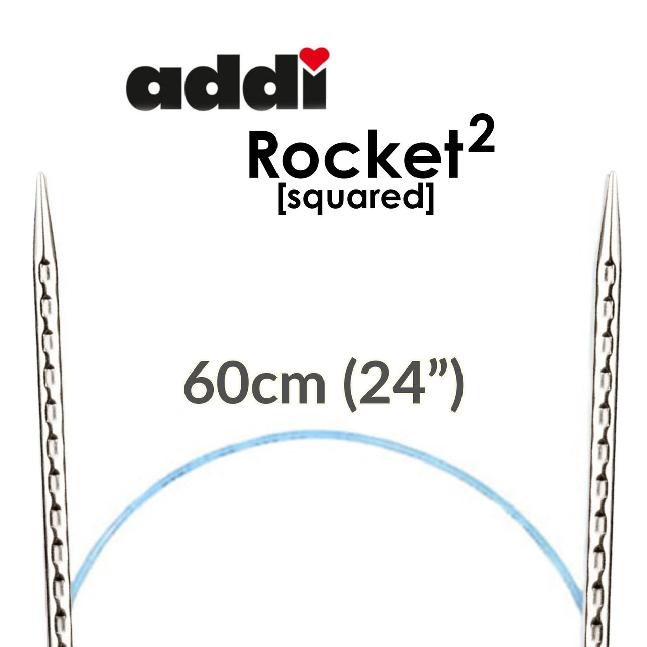 Circular Needle  60cm Addi Rocket² [squared]