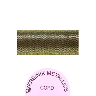 Kreinik Metallic Cord 205C Antique Gold