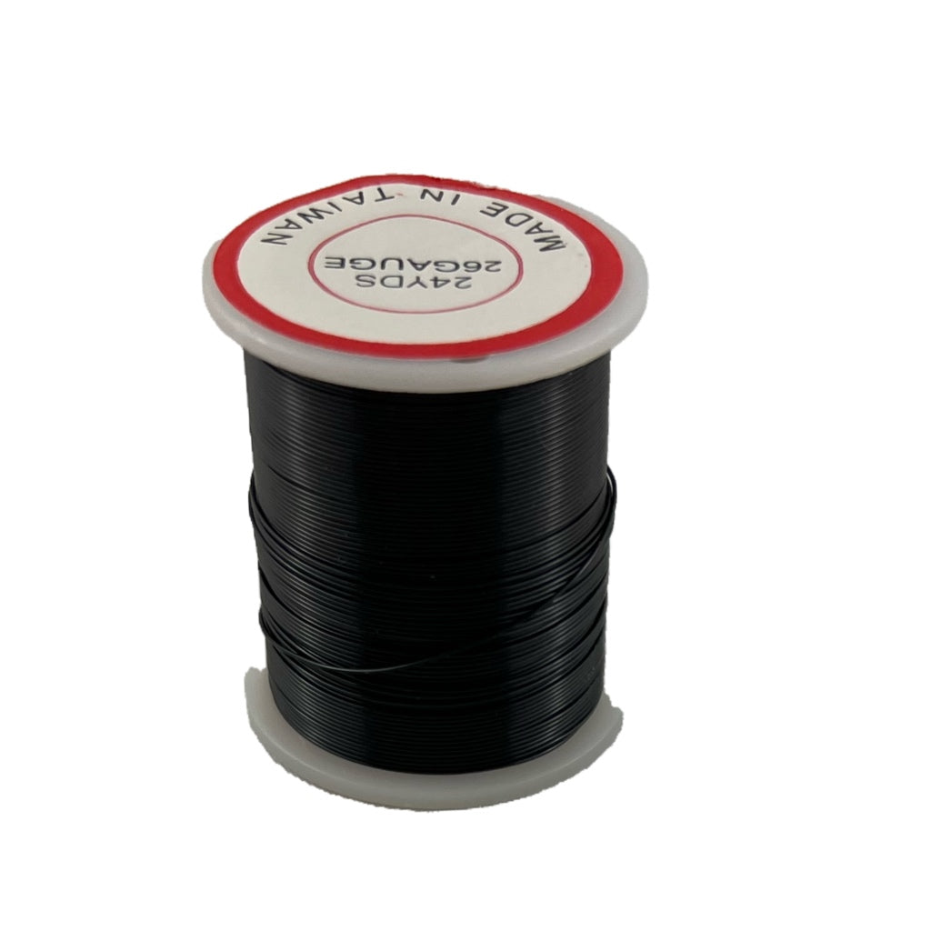 Wire Black 26 Gauge