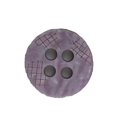 Button 344002 Purple 4-holes  23mm