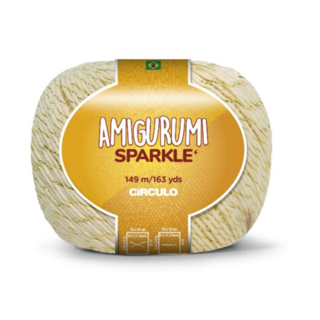 Amigurumi S 1112 Sparkle Light Gold