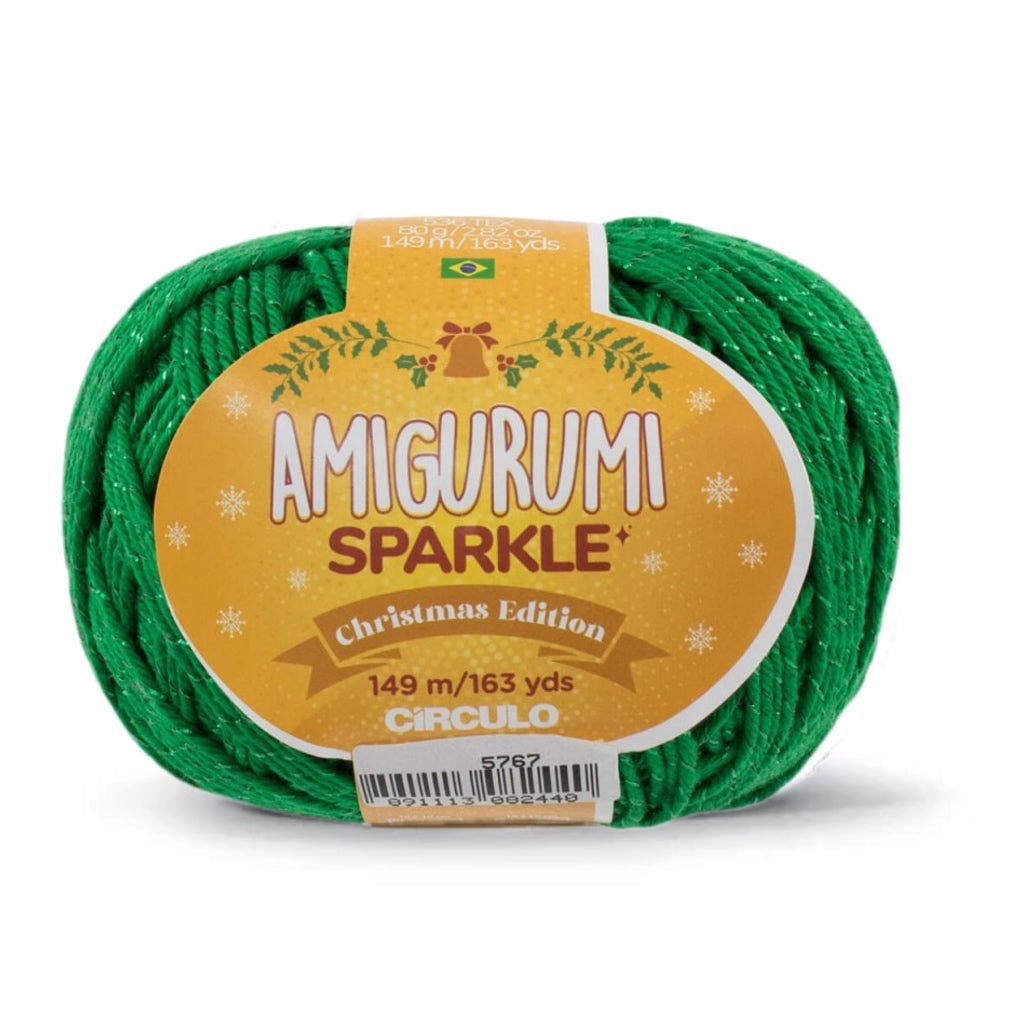 Amigurumi S 5767 Sparkle Brazilian Green