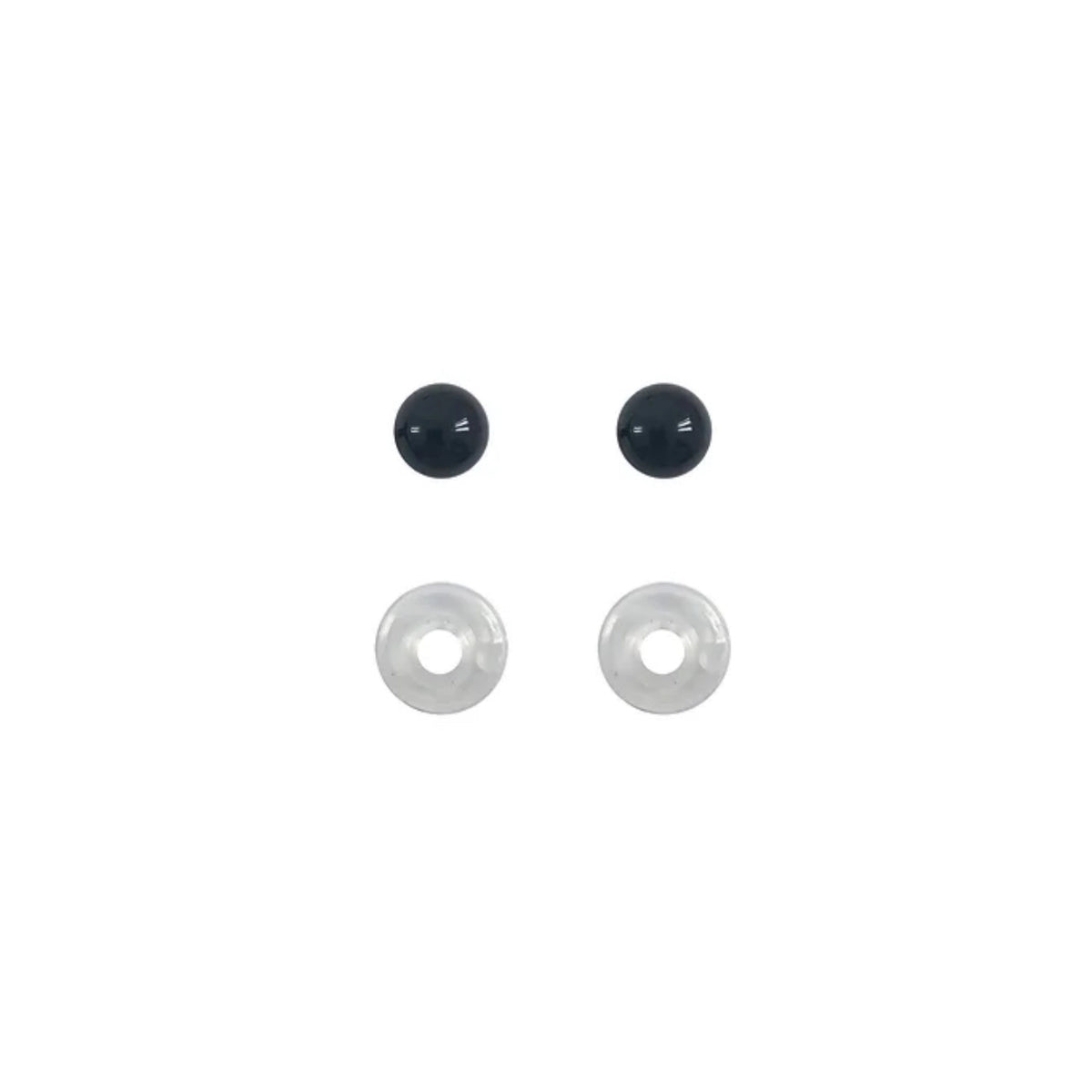 Eyes Shank  8mm  Black