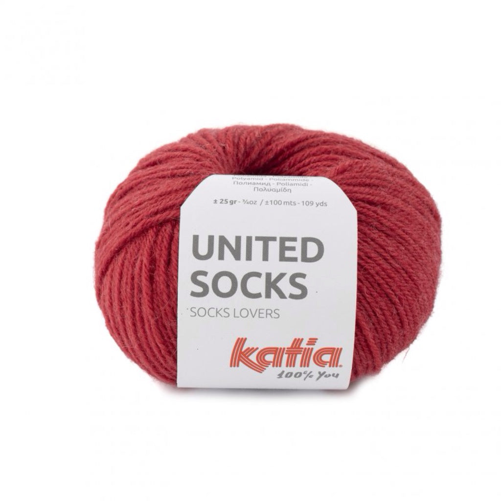 United Socks 18 Strawberry Red