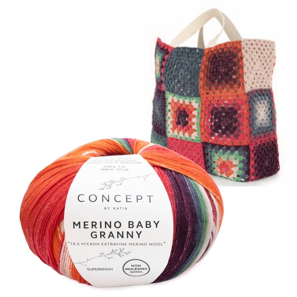 Merino Baby G 505 Red Grey Camel