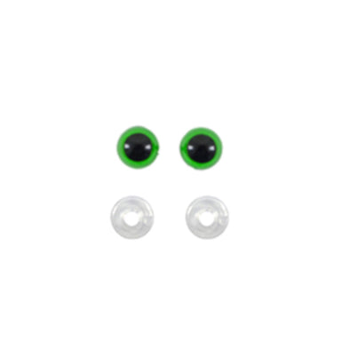 Eyes Shank 10mm Green