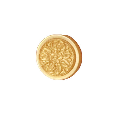 Button 768523 Gold Texture Shank 15mm