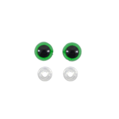 Eyes Shank 12mm Green
