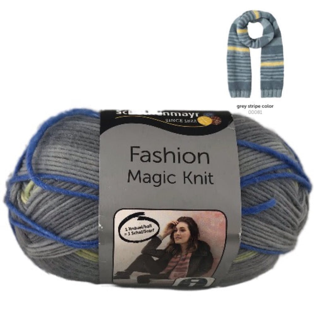 Fashion Magic Knit 0081 Grey Stripe