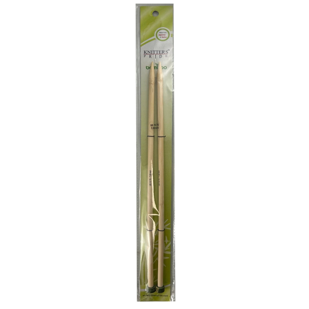 Knitting Needles  7.00mm 33cm Bamboo