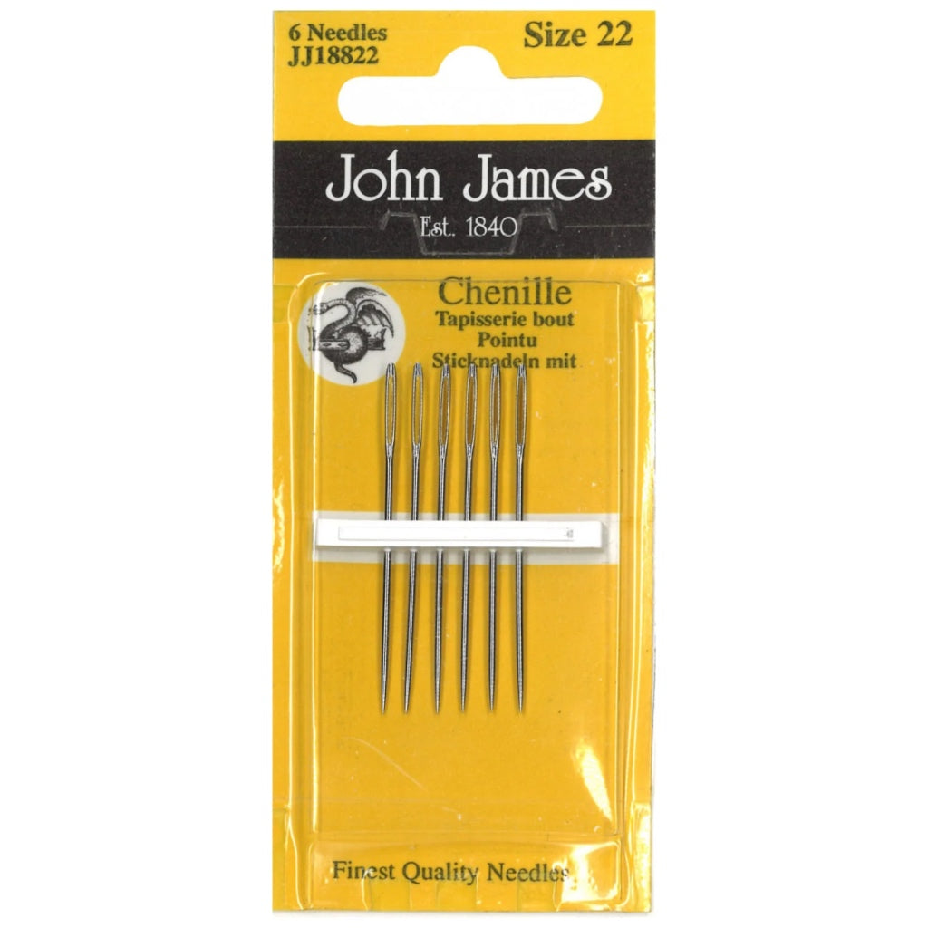 Needles 22 Chenille John James 18822