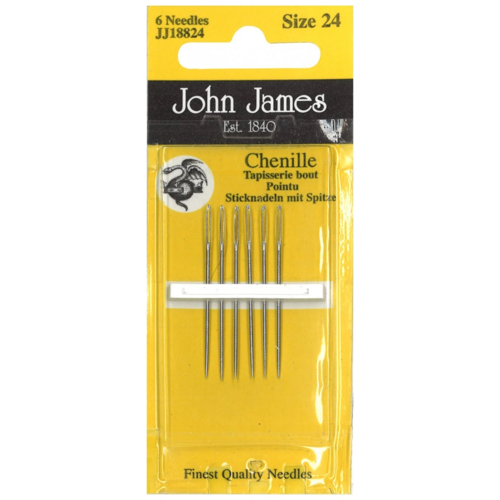 Needles 24 Chenille John James 18824