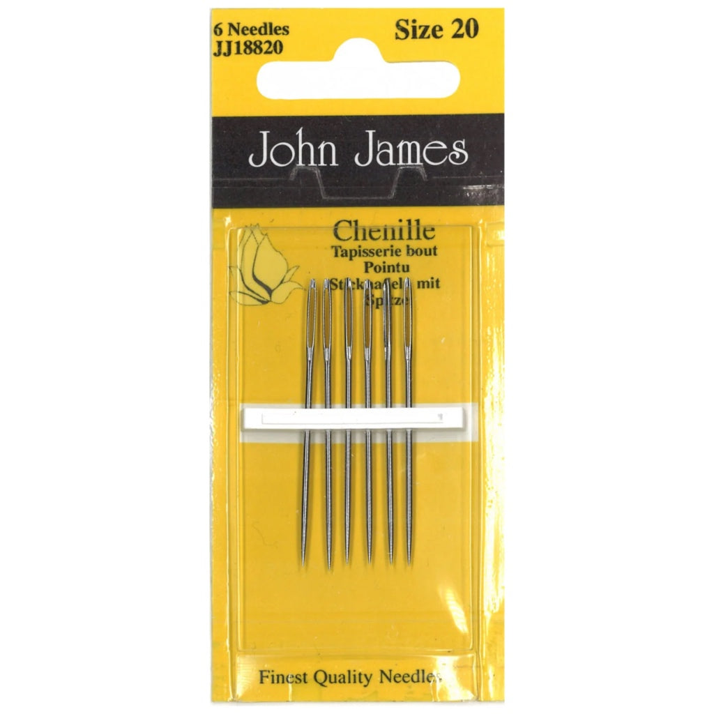 Needles 20 Chenille John James 18820