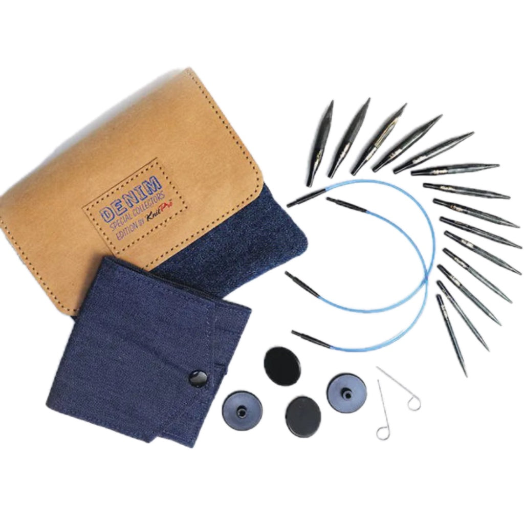 Circular Needle Gift Set KnitPro Denim Mini Collection 2"