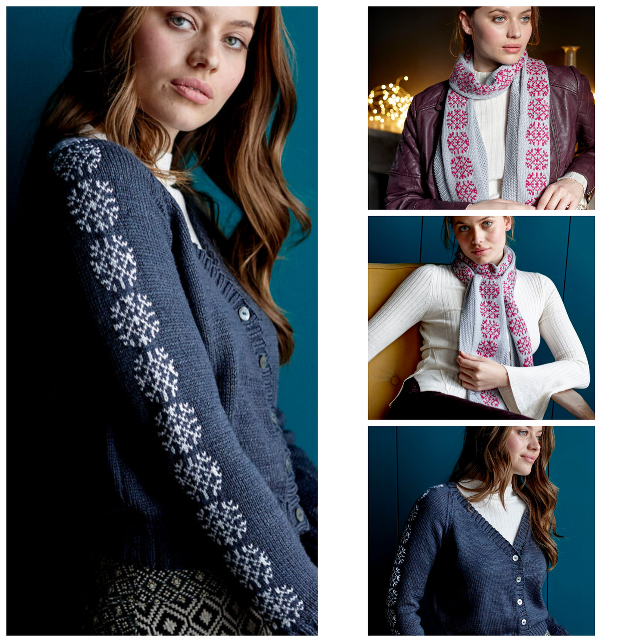 Rowan Balsam Cardigan and Scarf