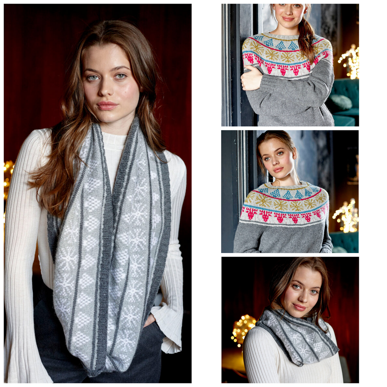 Rowan Fraser Cowl and Sweater Alpaca Soft DK