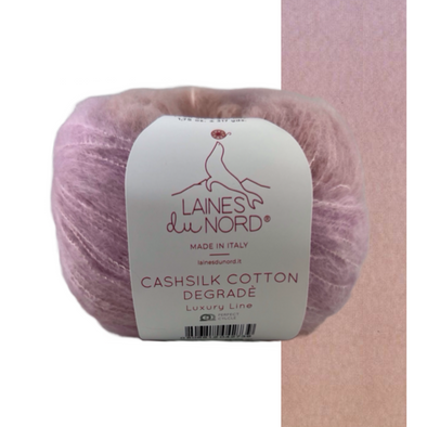 Cash Silk Cotton Degrade 1 Light Salmon to Light Pink