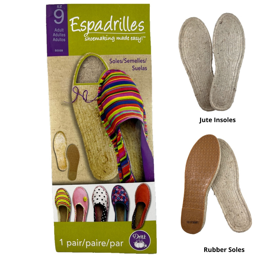 Sole - Espadrille Size  9 Adult