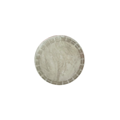 Button 853750 Grey Marble-Look Surface 16mm