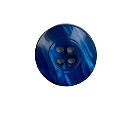 Button 313804 Blue Circle 18mm