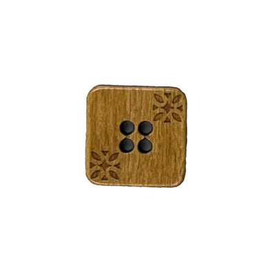 Button W17101/40 Natural Wood 20mm
