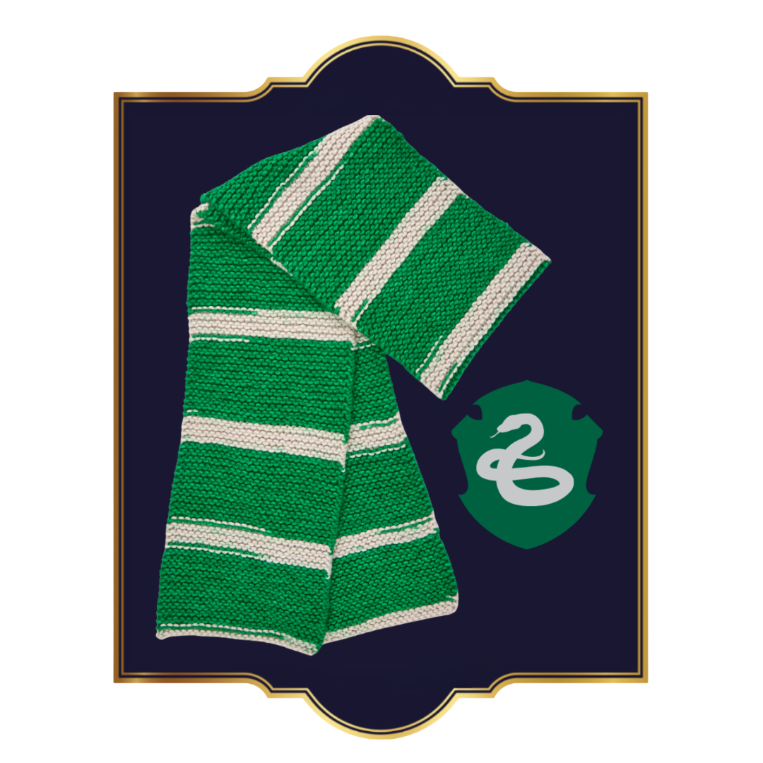 Harry Potter Scarf Yarn Slytherin
