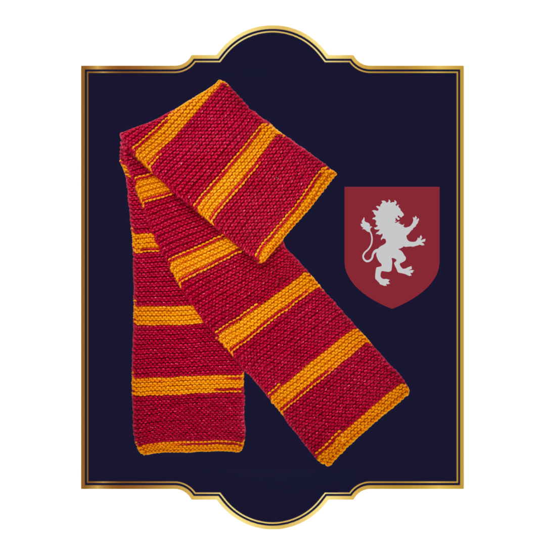 Harry Potter Scarf Yarn Gryffindor