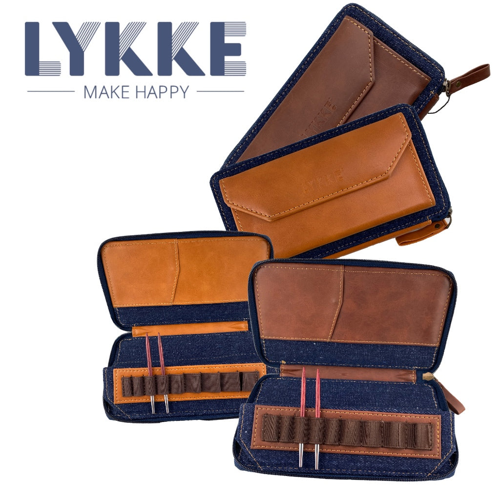 Lykke Oxford 3.5” Case - Denim & Vegan Leather