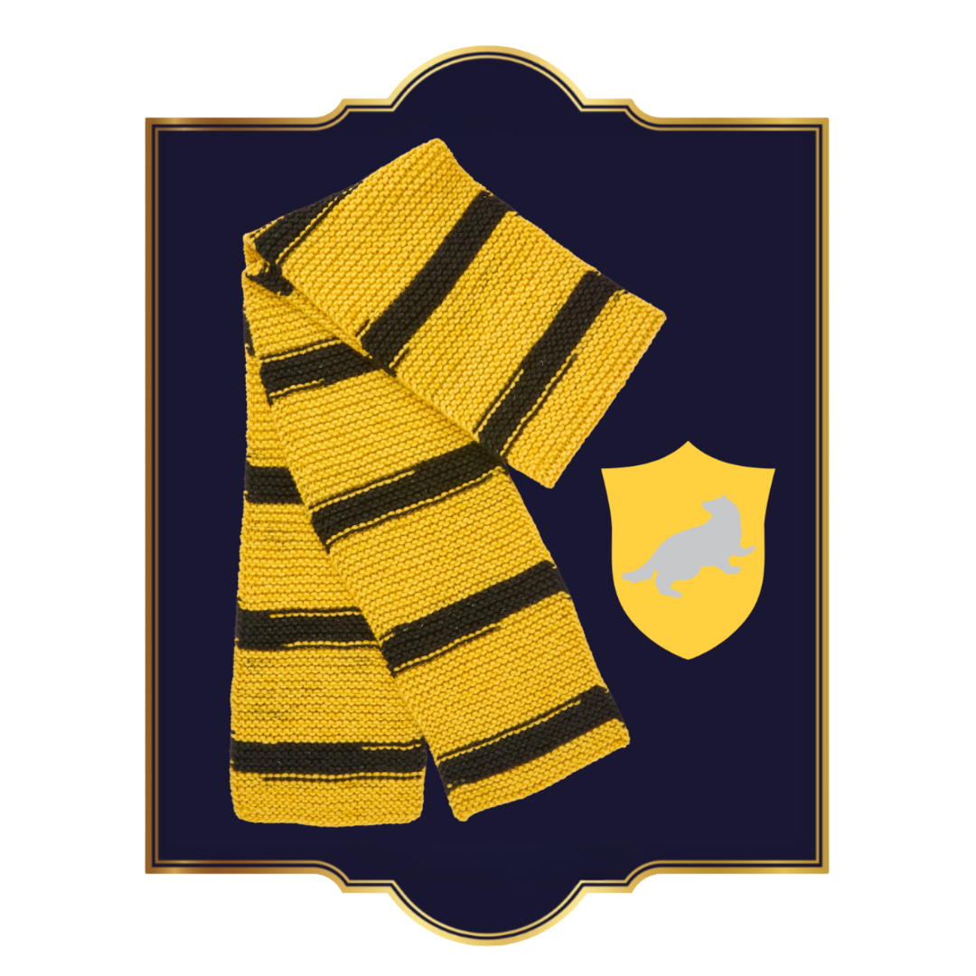 Harry Potter Scarf Yarn Hufflepuff