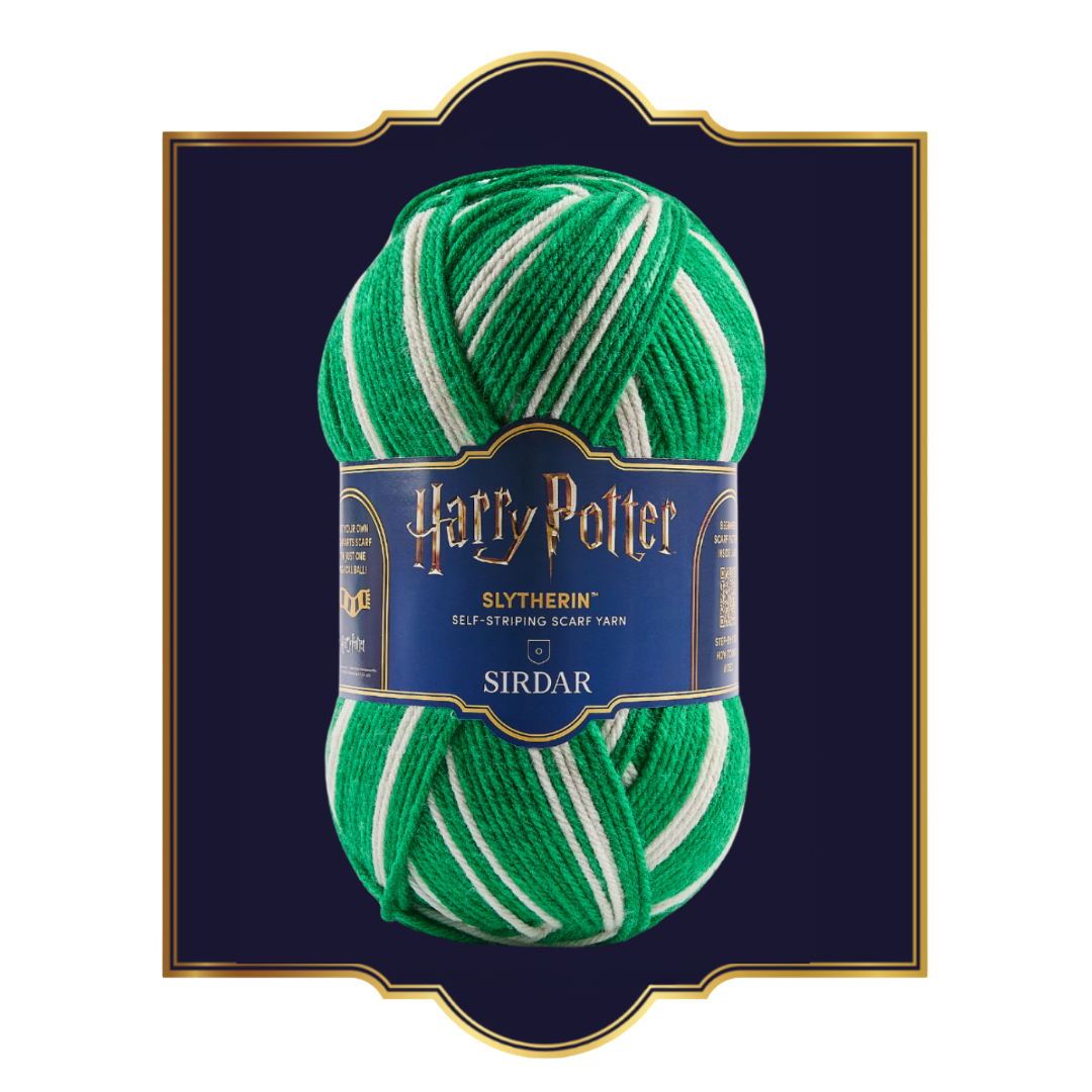 Harry Potter Scarf Yarn Slytherin