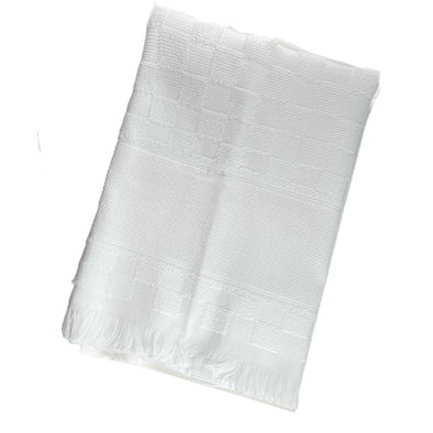 Towel T3006KW Verona Kitchen towel White on White Checks