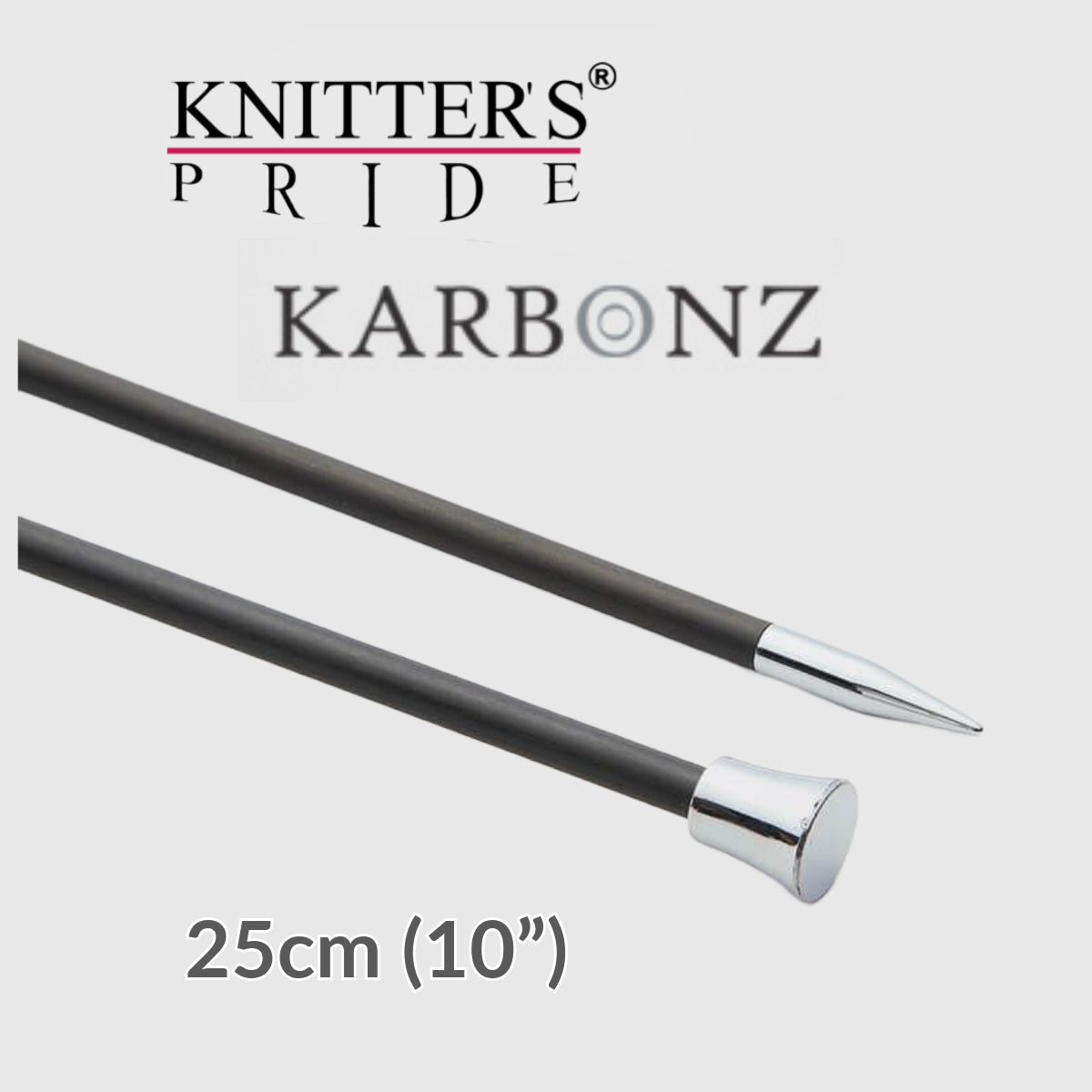 Straight Needles 25cm KP Karbonz