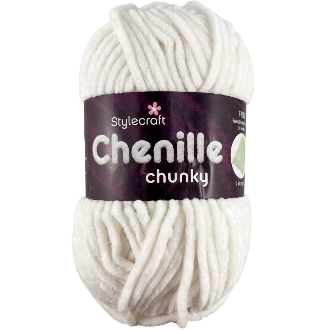 Chenille Chunky 5602 Cream